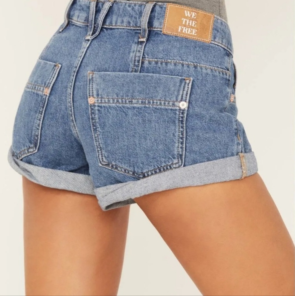 Free People Beginners Luck Slouch Shorts